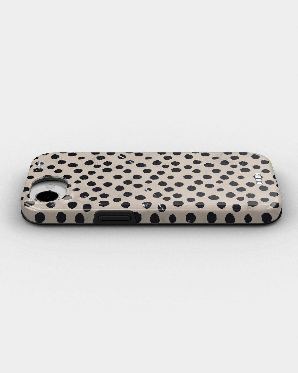iPhone 16e Tough Case – Marble Dots - View 3