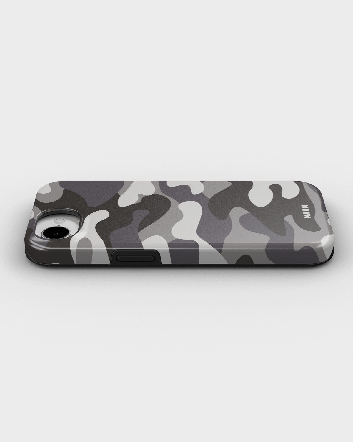 iPhone 16e Tough Case – Grey Camo - View 3