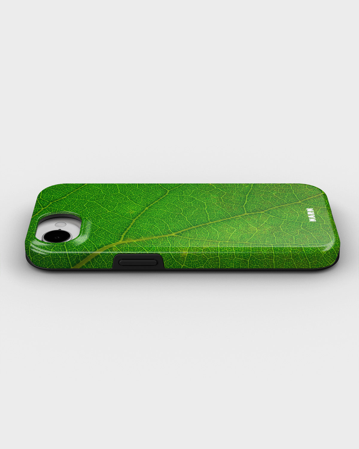 iPhone 16e Tough Case – Green Leafy - View 3