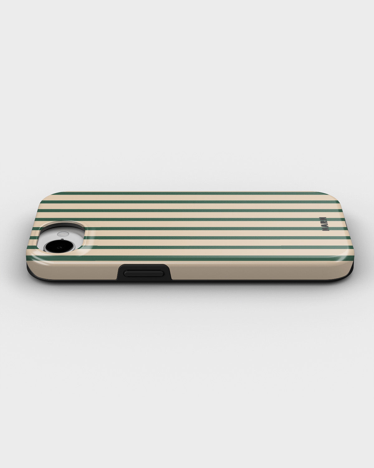 iPhone 16e Tough Case – Evergreen Stripe - View 3