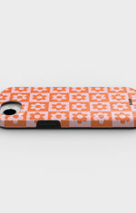 iPhone 16e Tough Case – Peach Petals - View 3