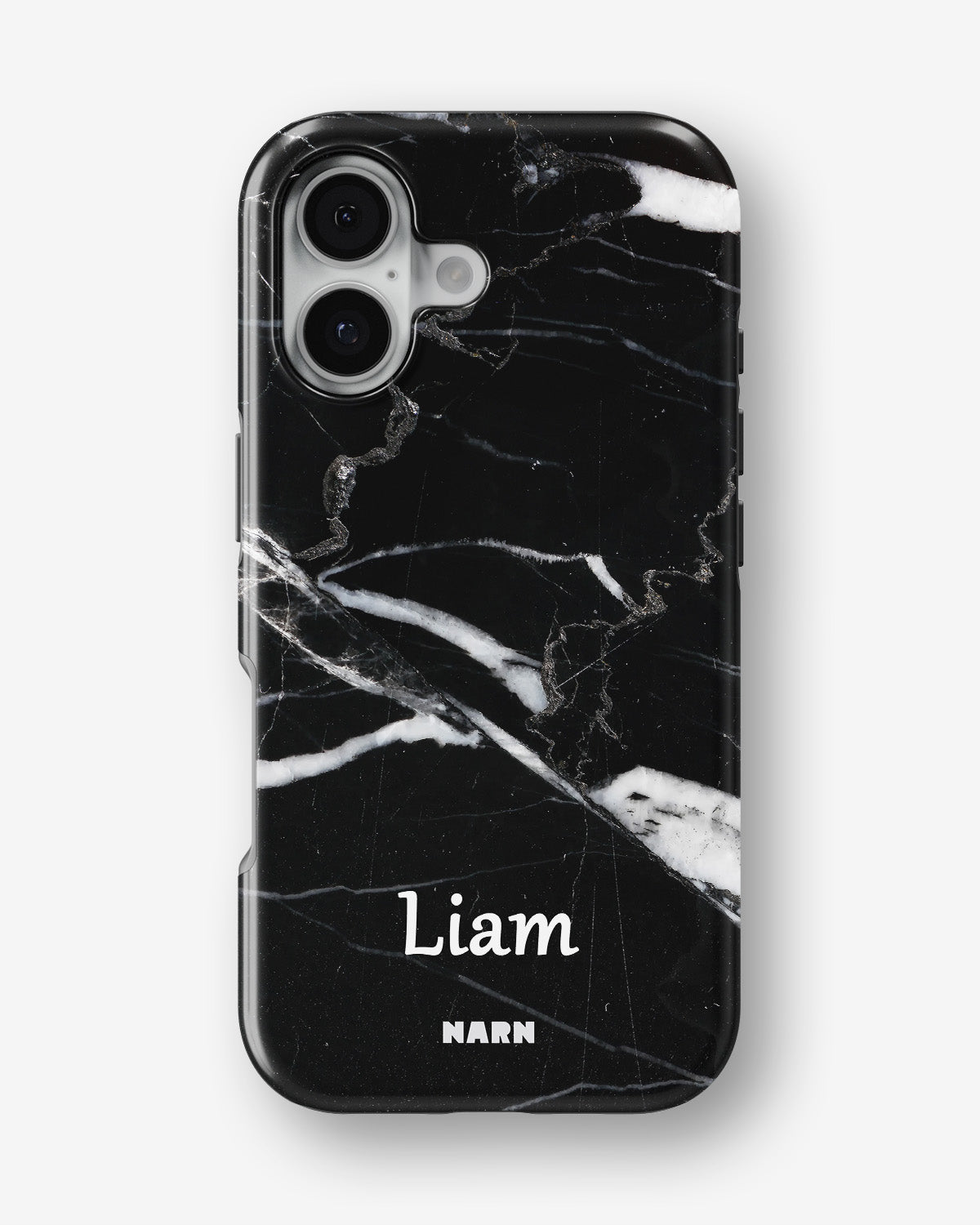 iPhone 17 Tough Case – Custom - Black Marble - View 1