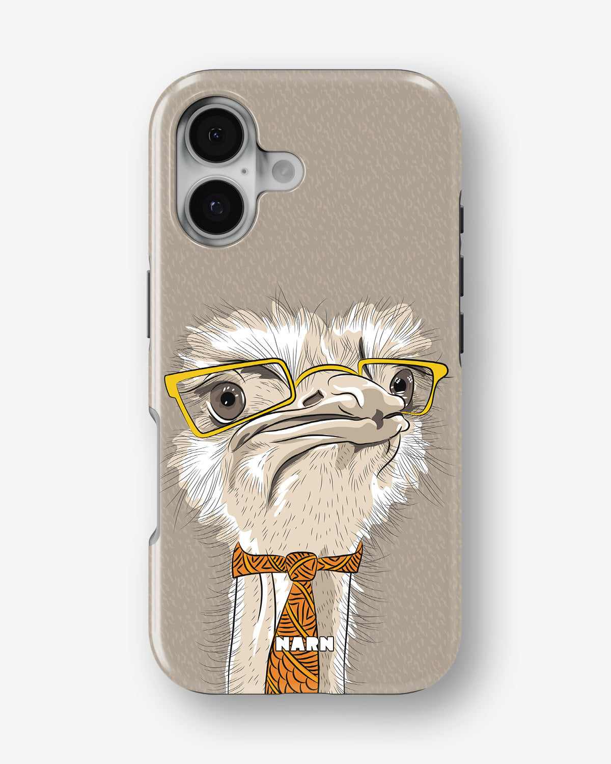 iPhone 17 Tough Case – Hipster Ostrich - View 1