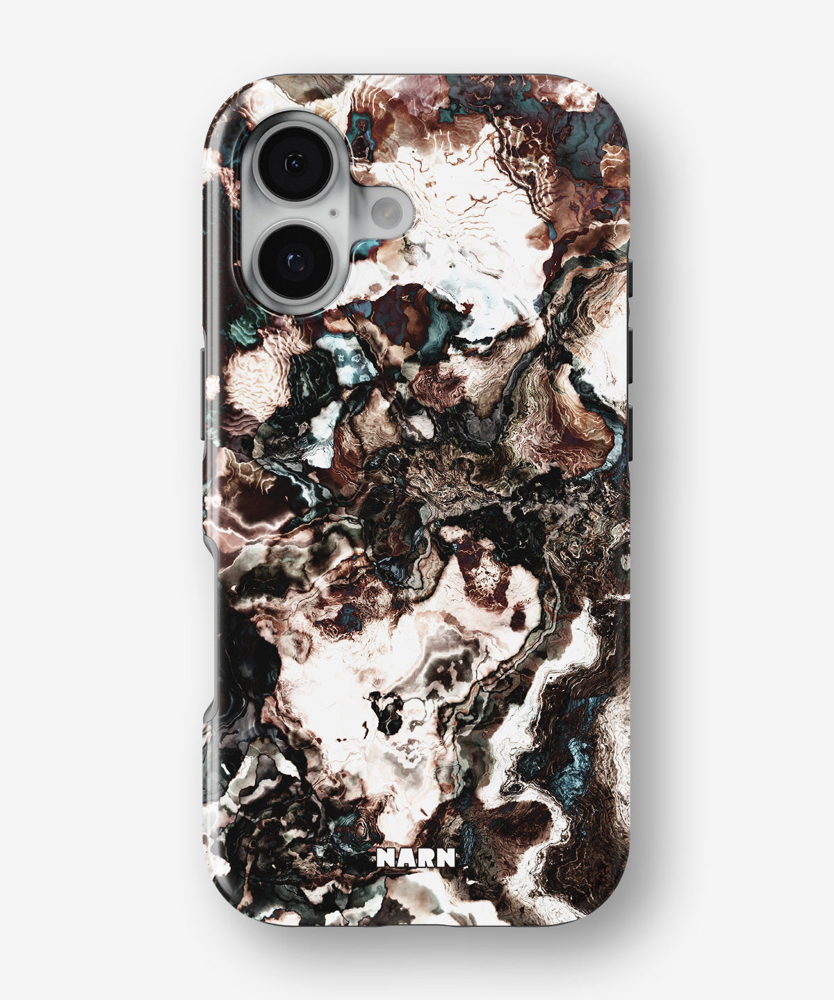 iPhone 17 Tough Case – Marble Brown - View 1