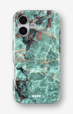 iPhone 17 Tough Case – Green Marble - View 1