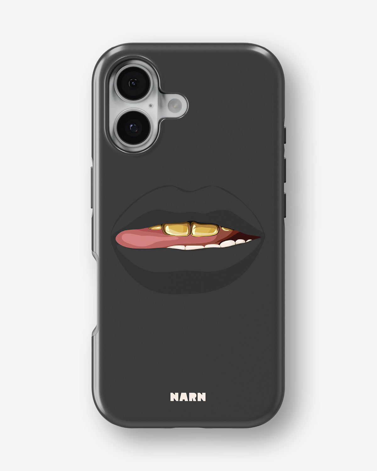 iPhone 17 Tough Case – Golden Lips - View 1