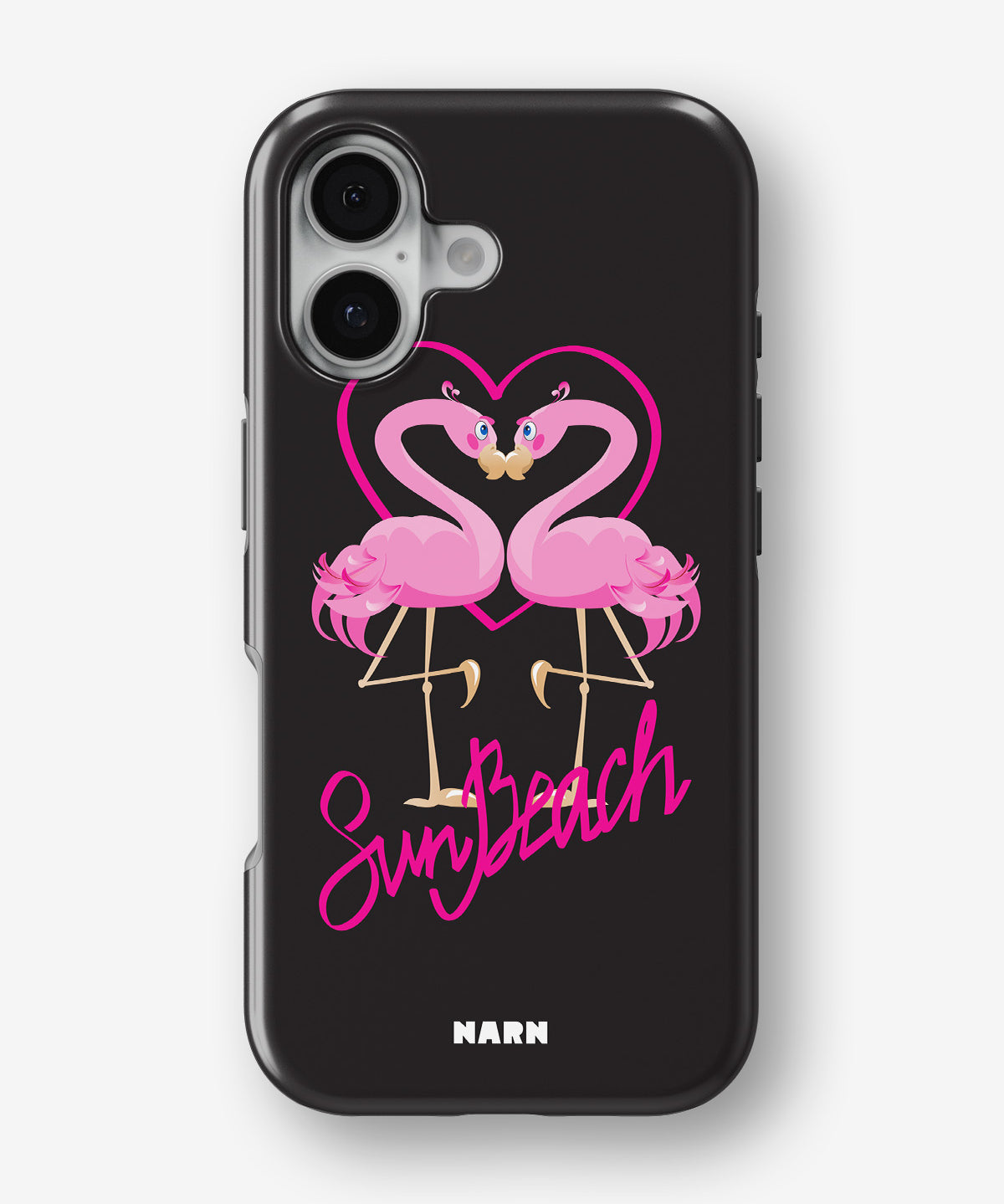 iPhone 17 Tough Case – Beach Flamingo - View 1