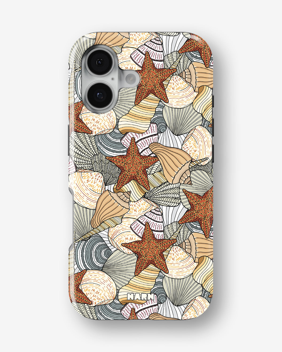 iPhone 17 Tough Case – Sea Shells - View 1