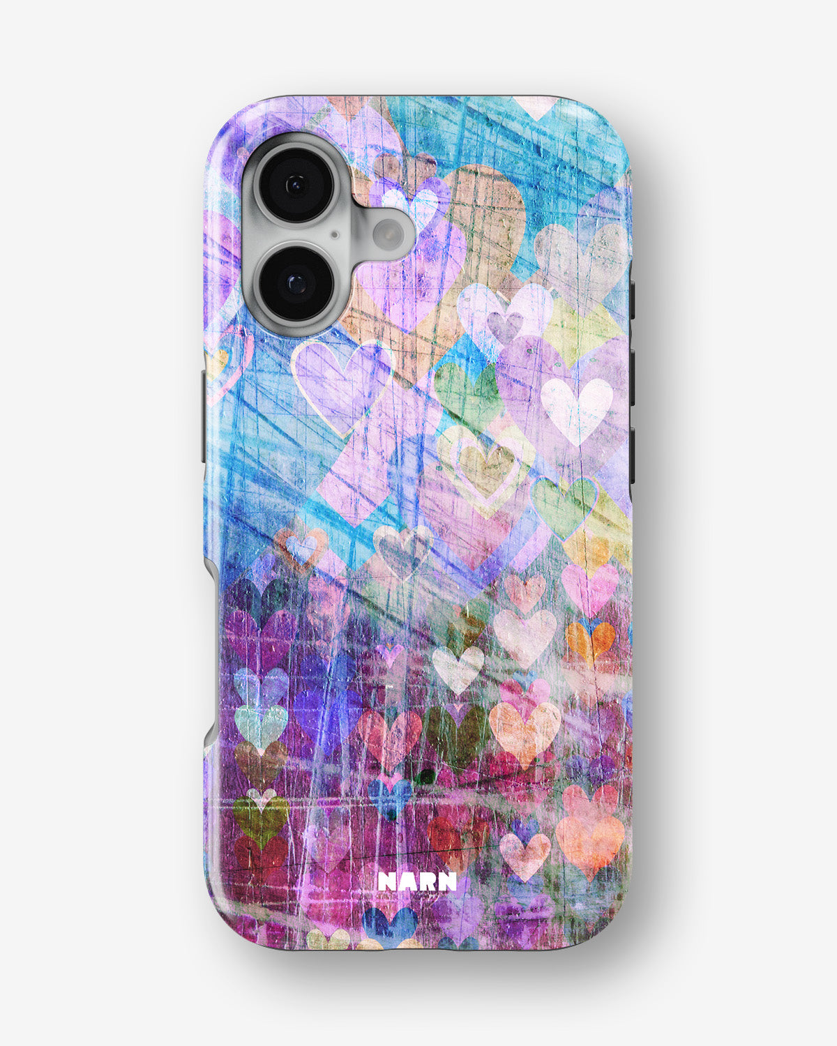 iPhone 17 Tough Case – Purple Hearts - View 1