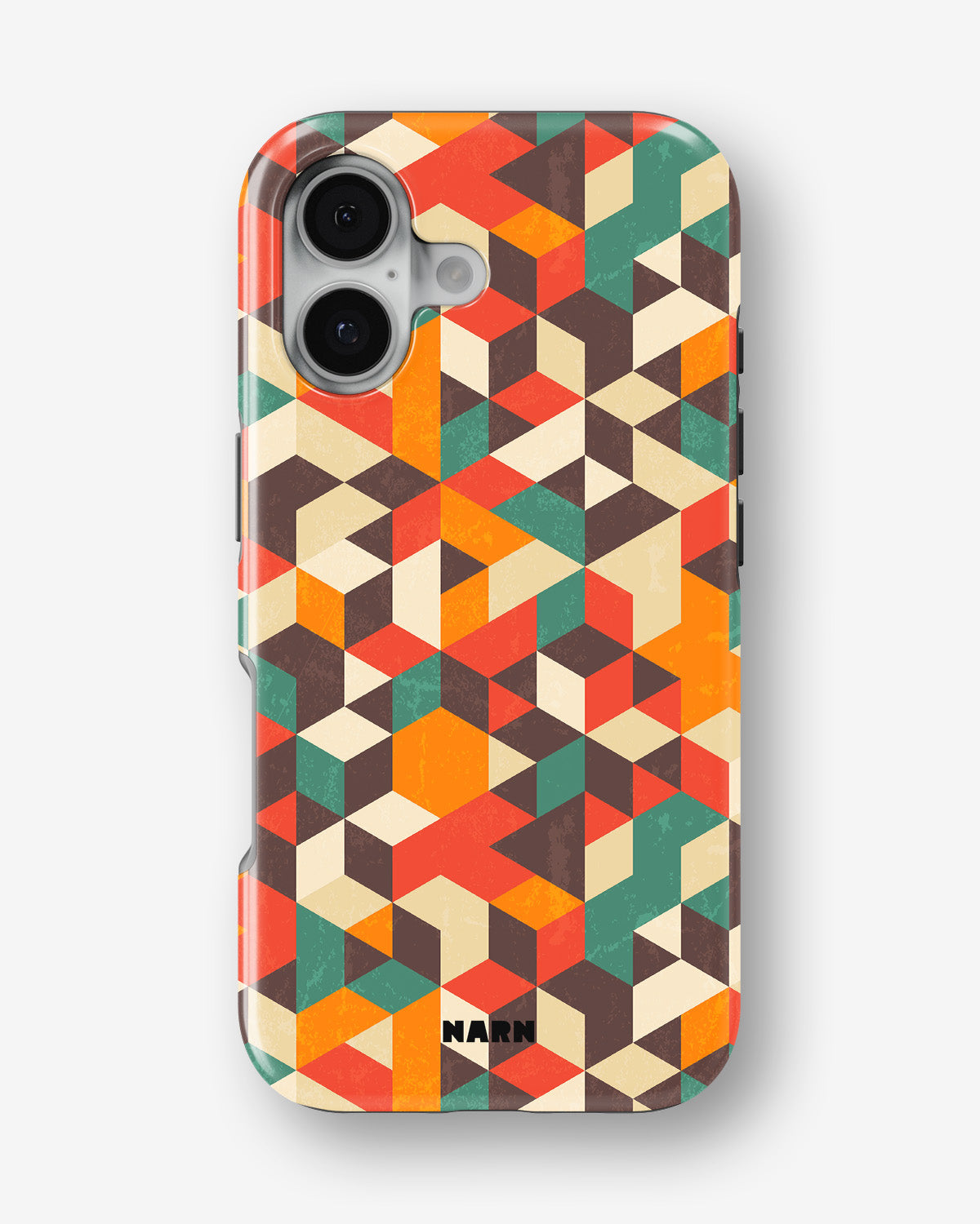 iPhone 17 Tough Case – Retro Geometric - View 1