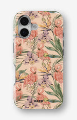 iPhone 17 Tough Case – Flamingos & Flowers - View 1