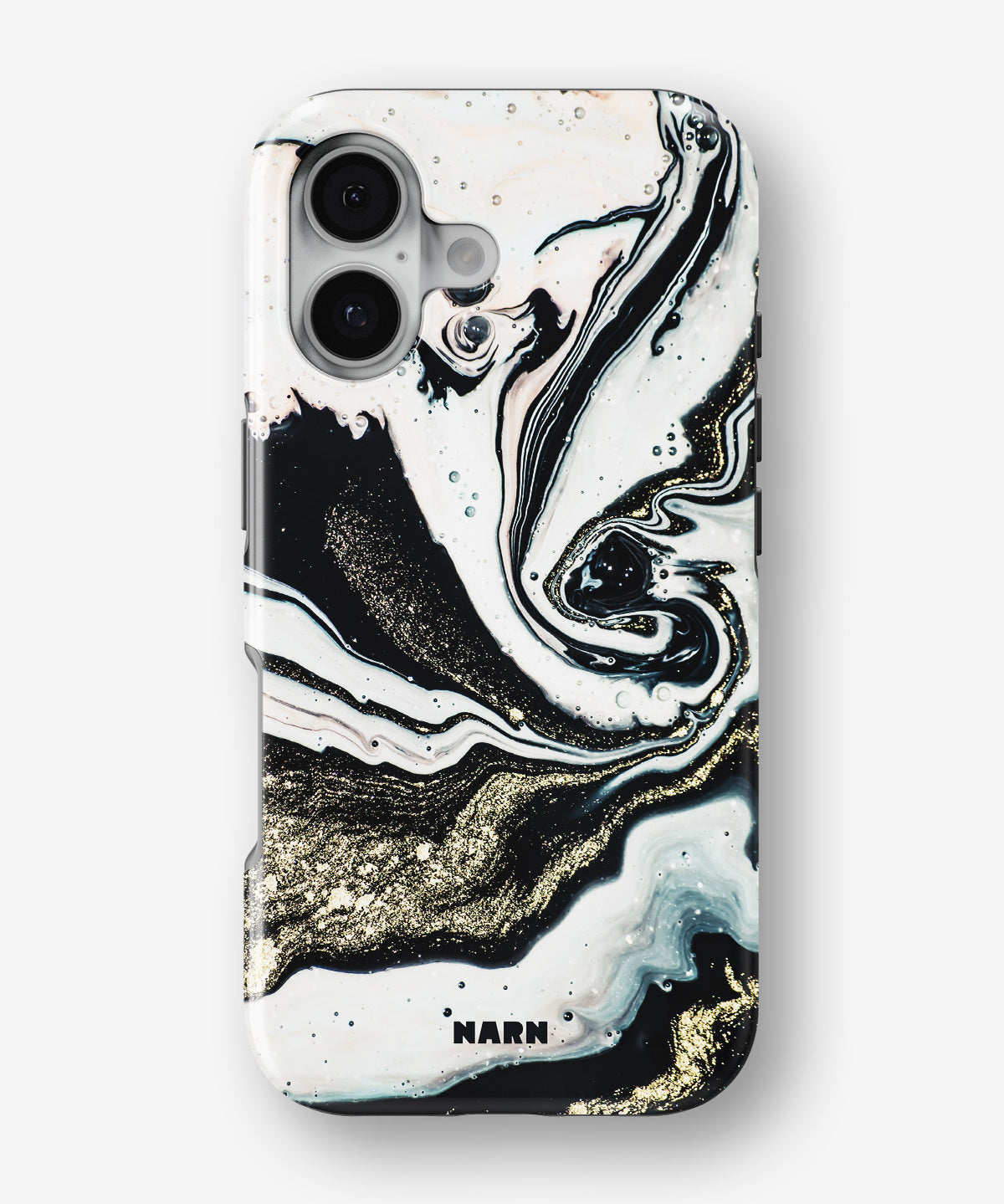 iPhone 17 Tough Case – Golden Swirl - View 1