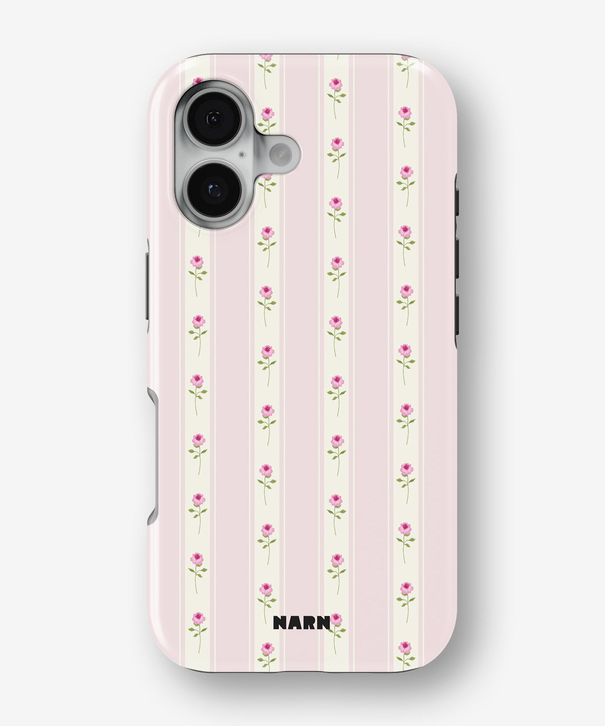iPhone 17 Tough Case – Rose Lines - View 1