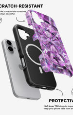 iPhone 17 Tough Case – Lavender Crystals - View 2