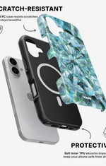 iPhone 17 Tough Case – Green Crystals - View 2