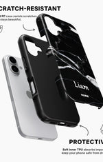 iPhone 17 Tough Case – Custom - Black Marble - View 2