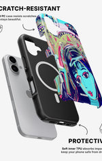 iPhone 17 Tough Case – Abstract Cat - View 2