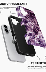 iPhone 17 Tough Case – Purple Marble - View 2