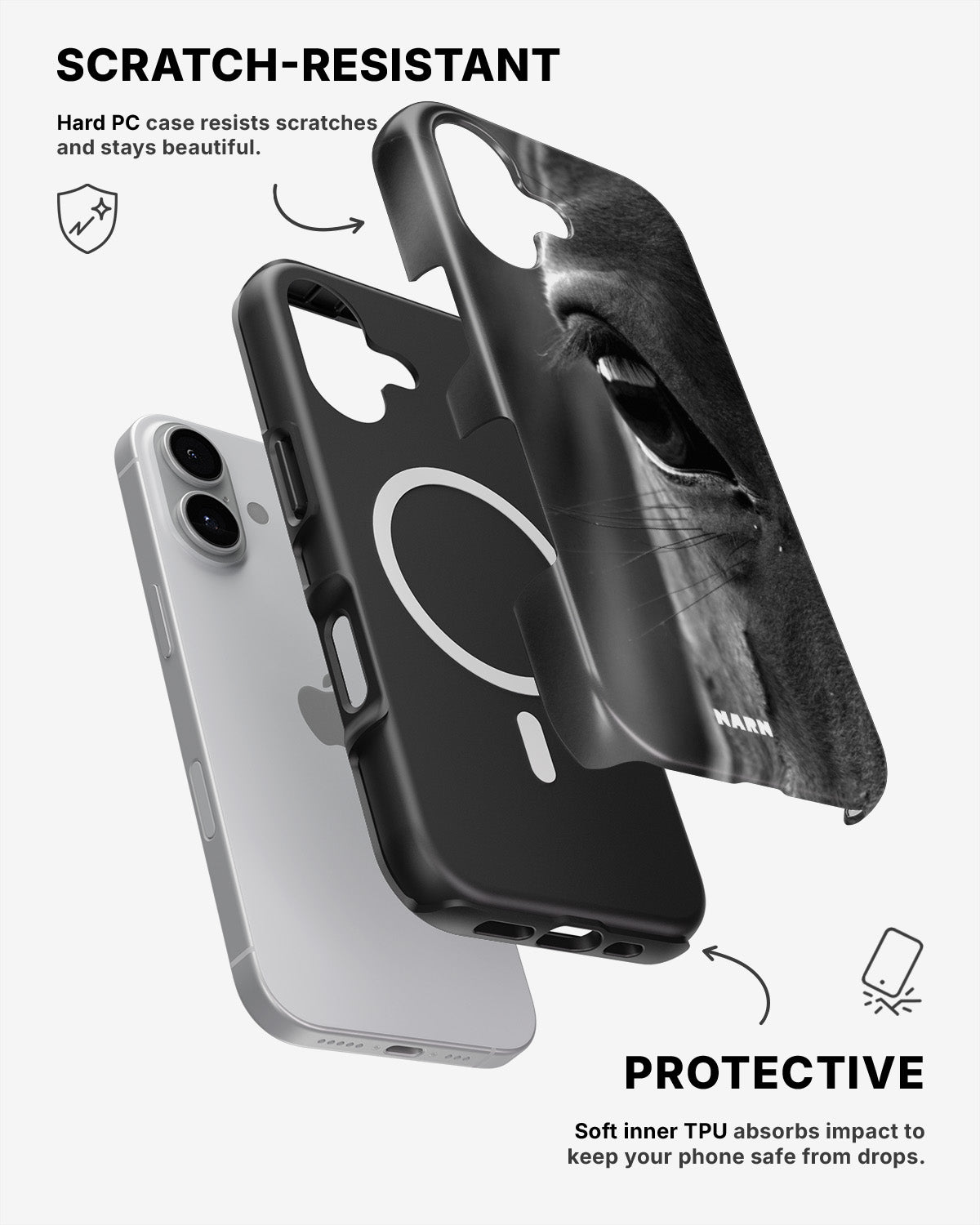 iPhone 17 Tough Case – Horse Soul - View 2