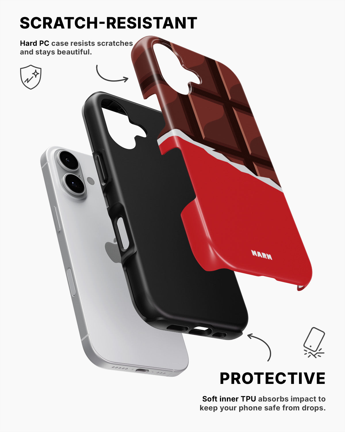 iPhone 17 Tough Case – Chocolate Break - View 2