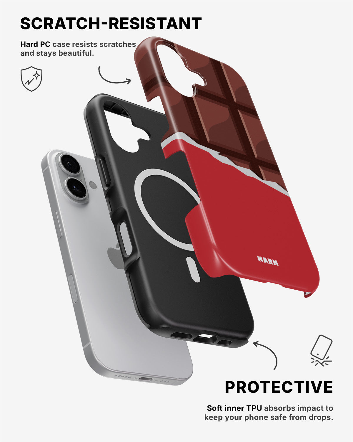 iPhone 17 Tough Case – Chocolate Break - View 2