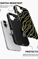 iPhone 17 Tough Case – Golden Zebra - View 2