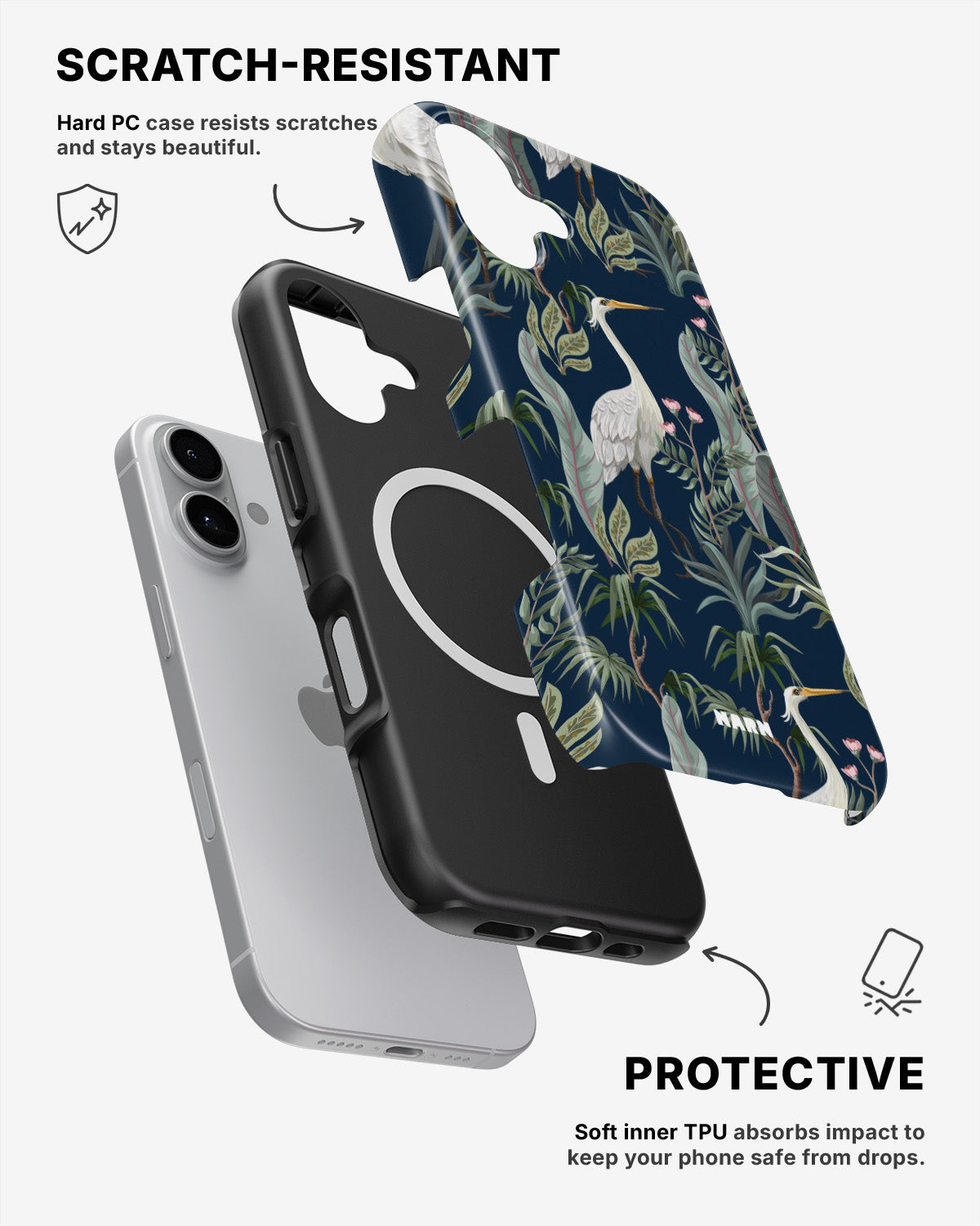 iPhone 17 Tough Case – Royal Bird - View 2