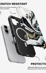 iPhone 17 Tough Case – Golden Swirl - View 2