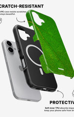 iPhone 17 Tough Case – Green Leafy - View 2