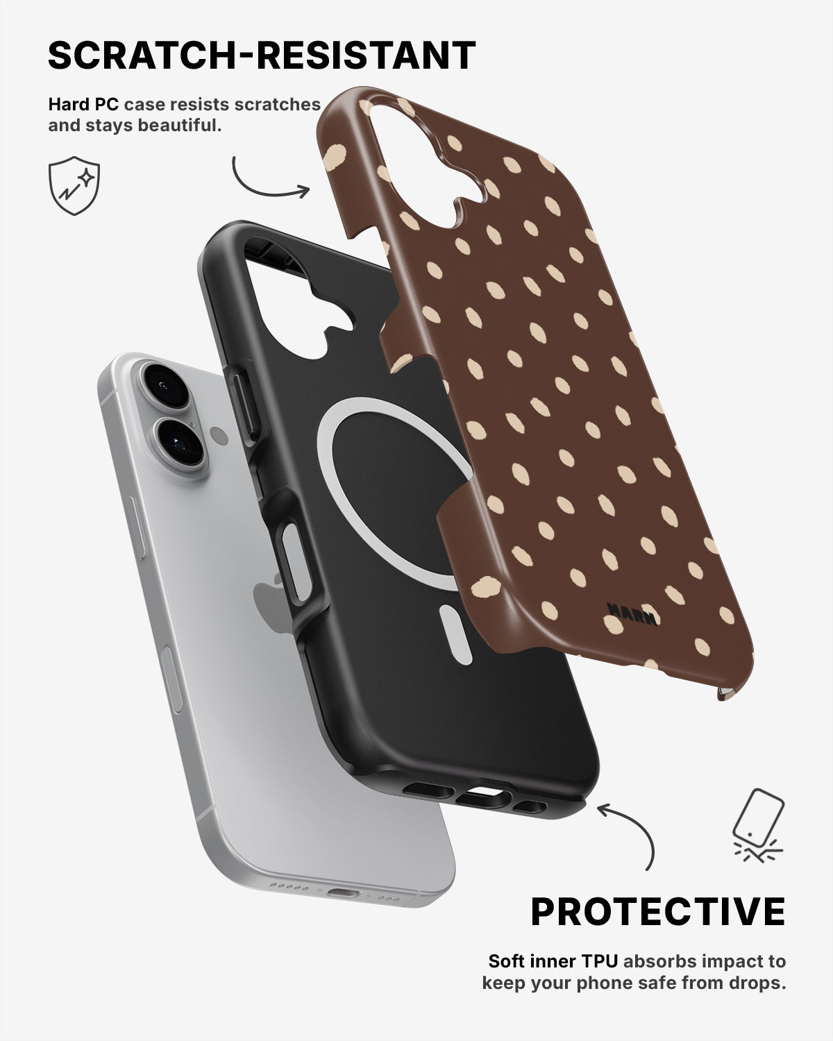 iPhone 17 Tough Case – Choco Dots - View 2