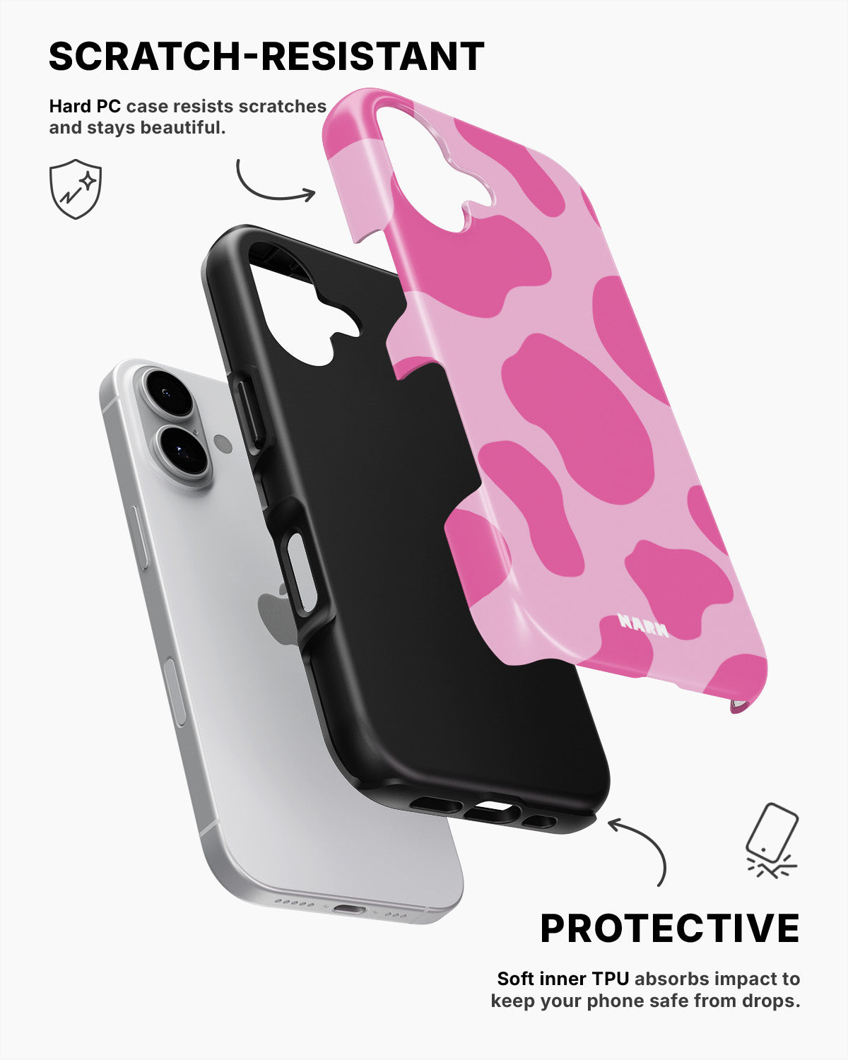 iPhone 17 Tough Case – Pink Moo - View 2