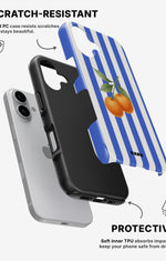 iPhone 17 Tough Case – Orange Stripes - View 2