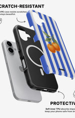 iPhone 17 Tough Case – Orange Stripes - View 2