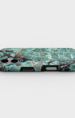 iPhone 17 Tough Case – Green Marble - View 3