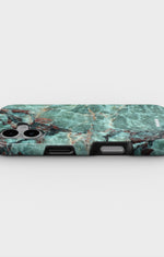 iPhone 17 Tough Case – Green Marble - View 3