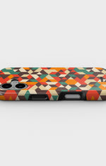 iPhone 17 Tough Case – Retro Geometric - View 3