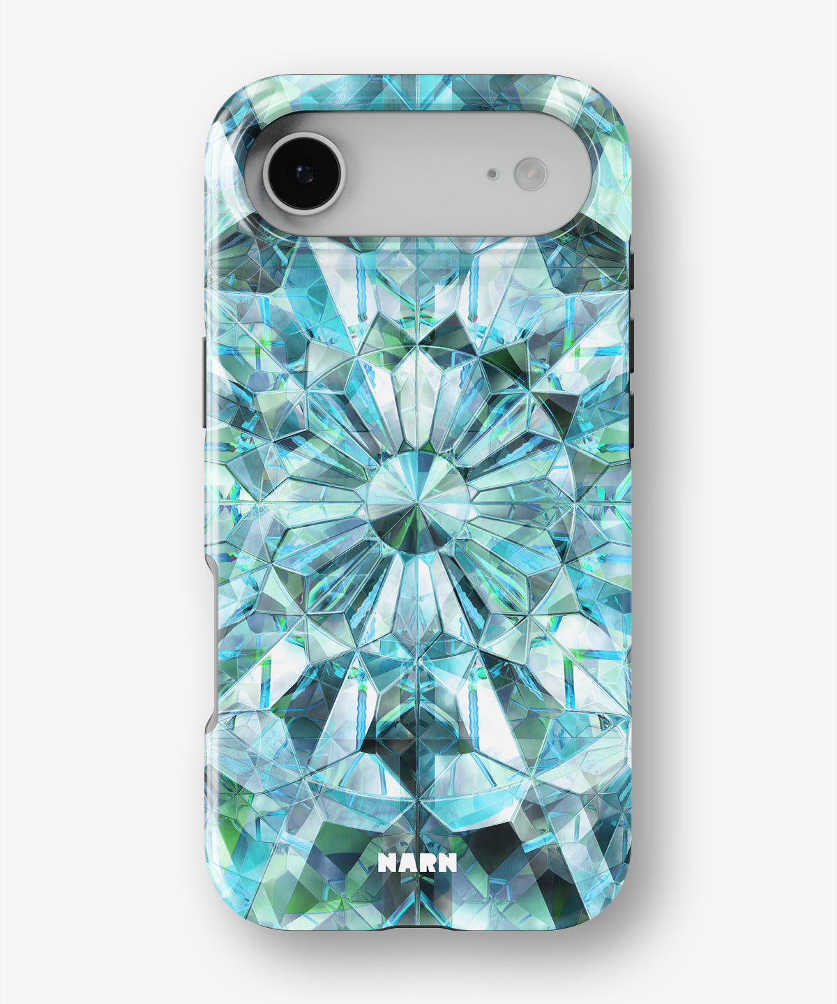 iPhone Air Tough Case – Green Crystals - View 1