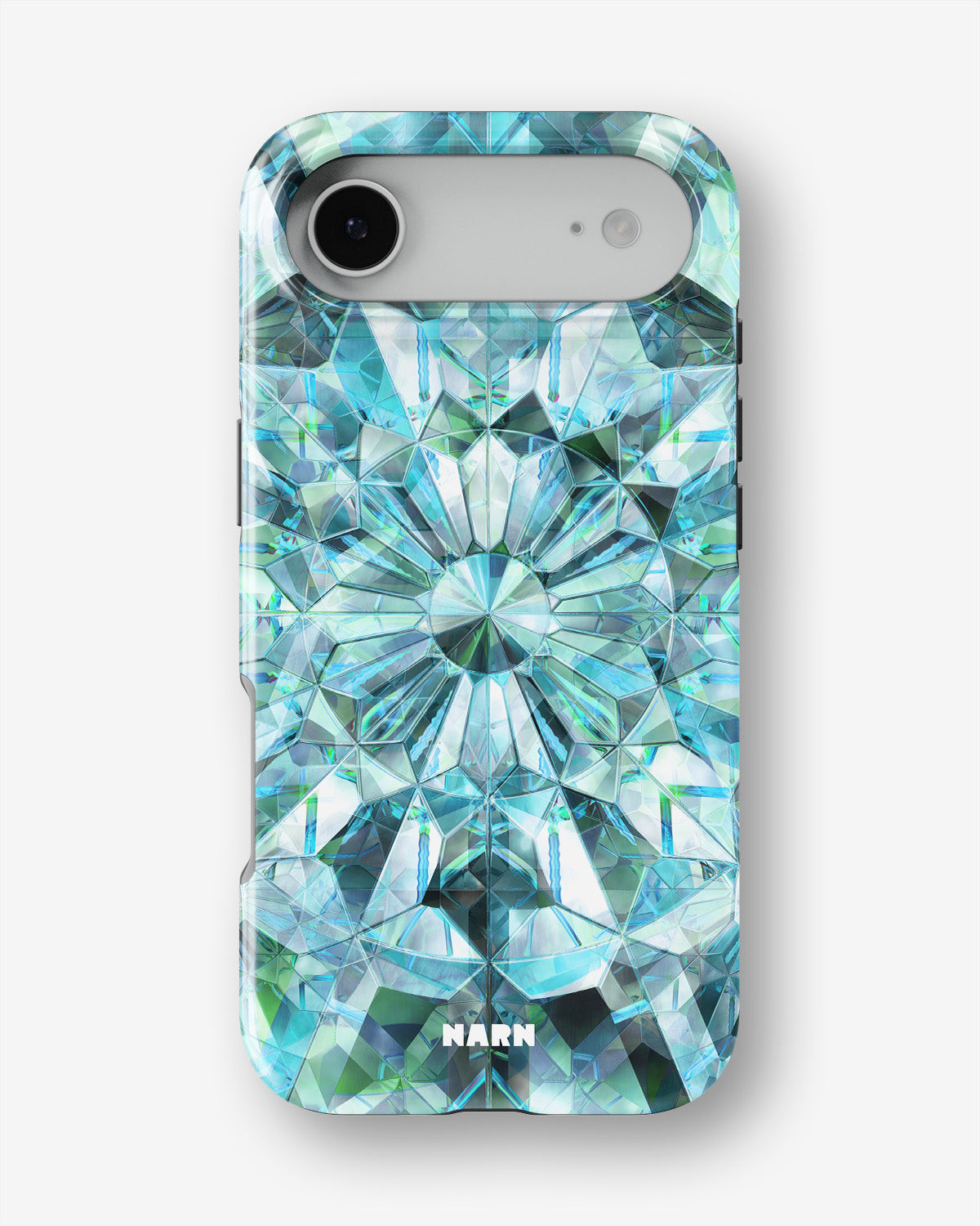 iPhone Air Tough Case – Green Crystals - View 1
