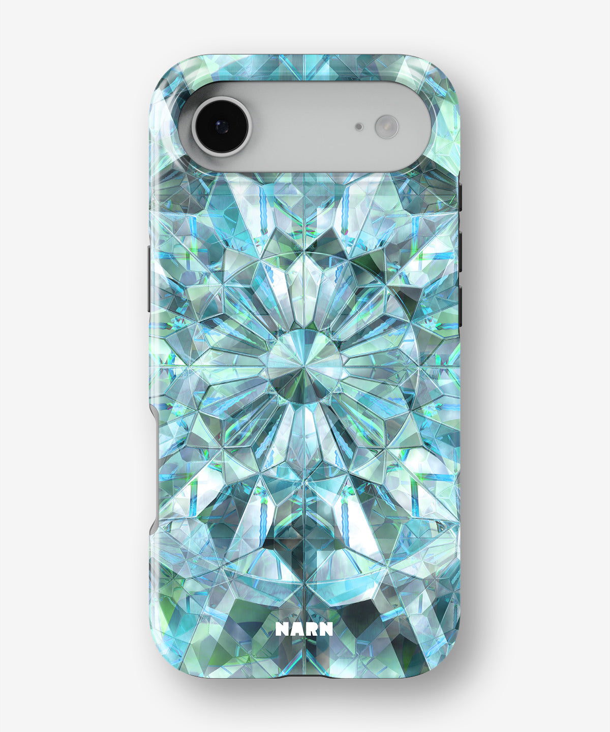 iPhone Air Tough Case – Green Crystals - View 1