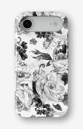iPhone Air Tough Case – Black & White Bloom - View 1