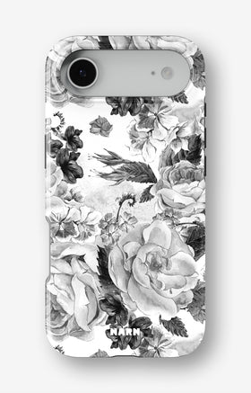 iPhone Air Tough Case – Black & White Bloom - View 1