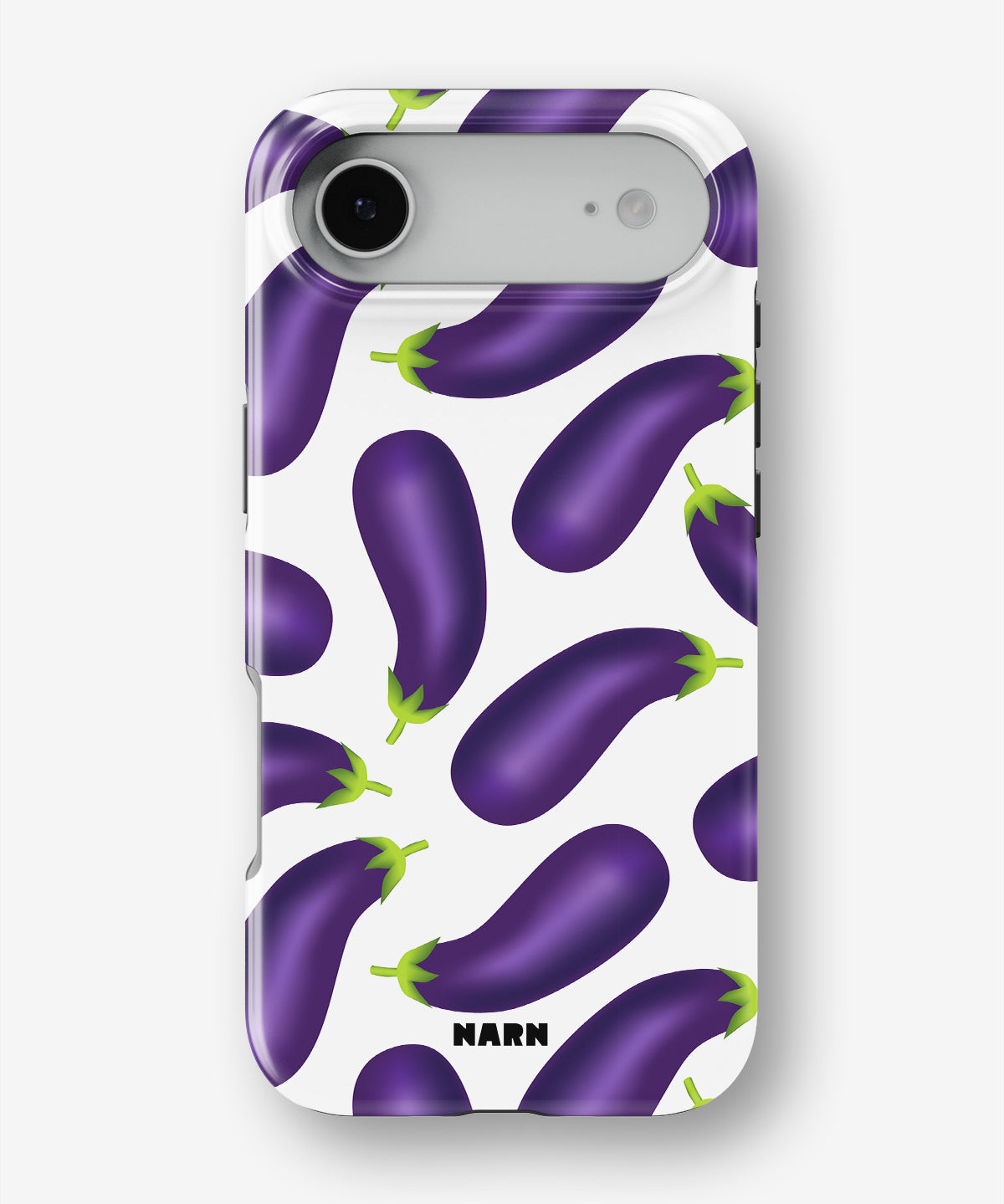 iPhone Air Tough Case – Eggplant Pattern - View 1