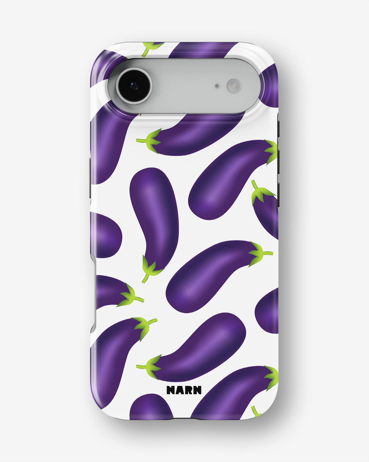 iPhone Air Tough Case – Eggplant Pattern - View 1