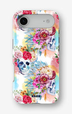 iPhone Air Tough Case – Flowered Skulls - View 1