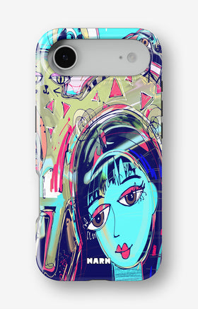 iPhone Air Tough Case – Abstract Cat - View 1