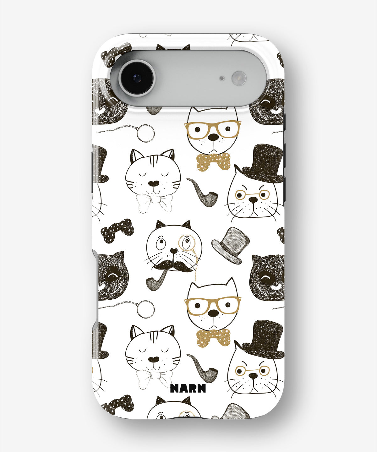 iPhone Air Tough Case – Cartoon Cats - View 1