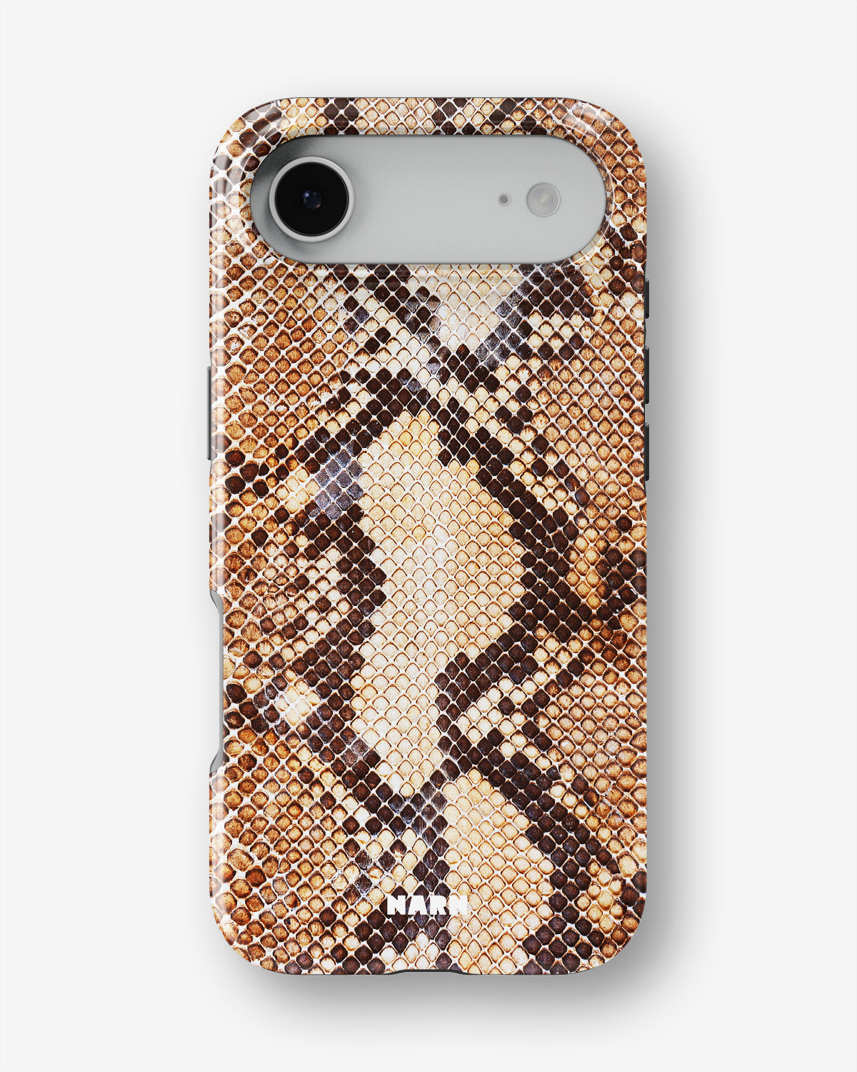 iPhone Air Tough Case – Brown Snakeskin - View 1