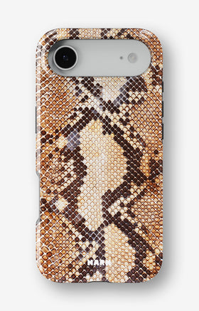 iPhone Air Tough Case – Brown Snakeskin - View 1