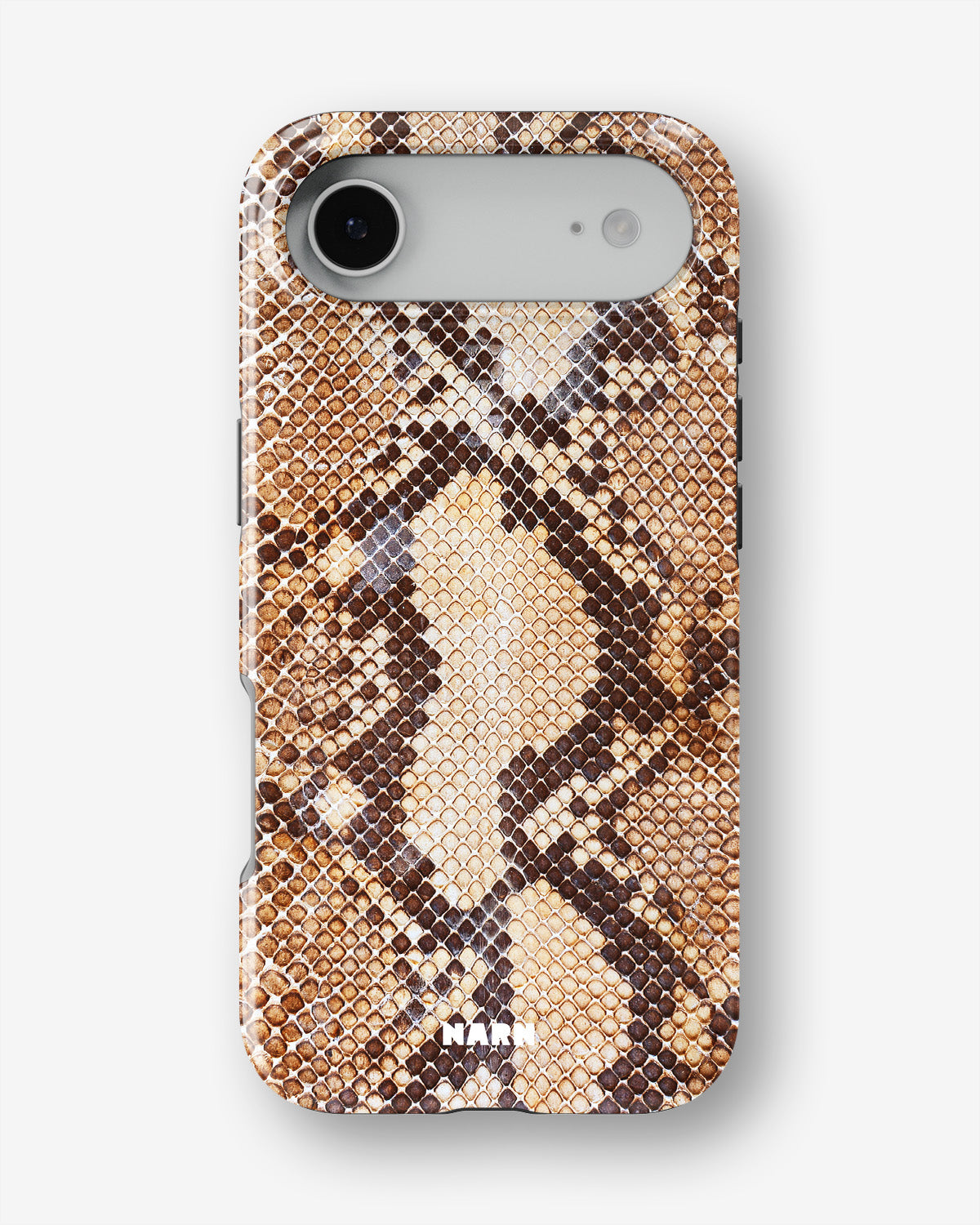 iPhone Air Tough Case – Brown Snakeskin - View 1