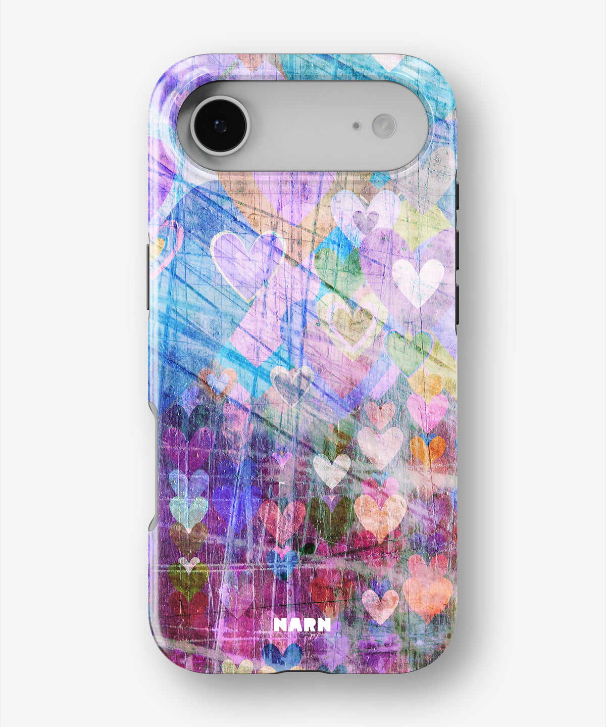 iPhone Air Tough Case – Purple Hearts - View 1